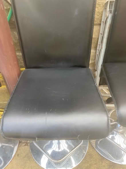 Photo of free 4 black bar stools (Holmfield HX2) #2