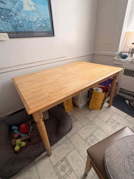Photo of free Farmhouse Wood Dining Table (Boro Park, Brooklyn) #1