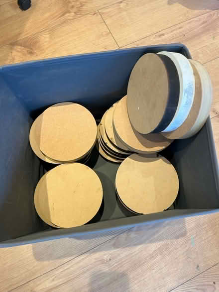 Photo of free 27 - MDF round wood panels (BN41) #1