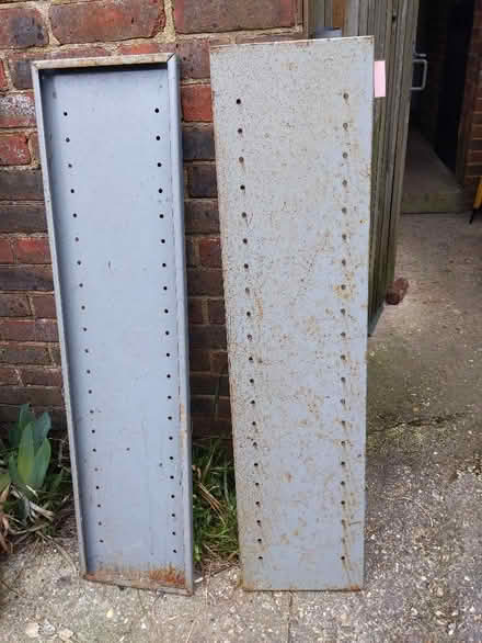 Photo of free 2 X metal shelves (Hollingdean BN1) #1