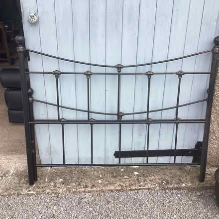 Photo of free Double bed, headboard & mattress (Brough CA17) #1
