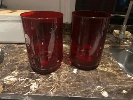 Photo of free Red candle holders (East Greenwich) #1