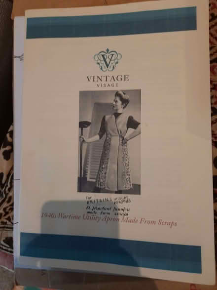 Photo of free Vintage sewing pattern - War time overall from scraps (Knighton LD7) #1