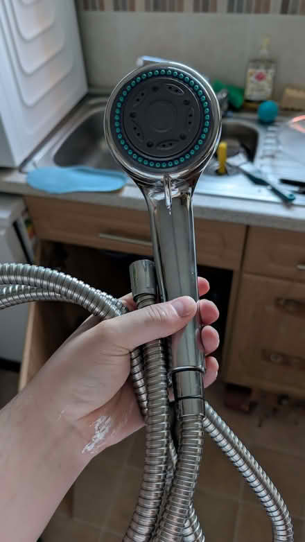 Photo of free Shower head and pipe chrome (Belle Vue WF1) #2