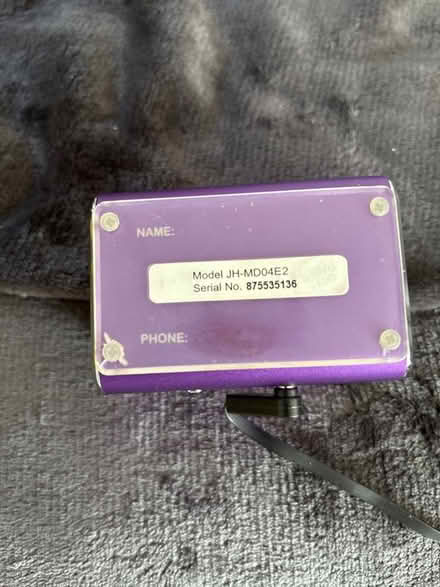 Photo of free Small purple portable speaker (Brickhill MK41) #2