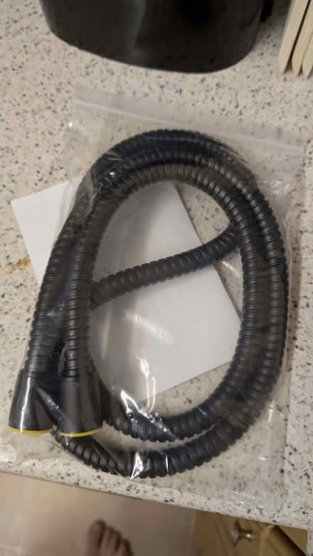 Photo of free Black 1.5m Shower hose (Unused) (Belle Vue WF1) #1