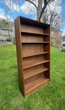 Photo of free Freestanding sturdy wooden bookshelf (Downley HP13) #2