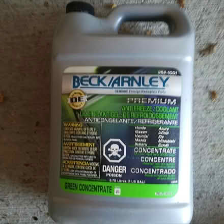 Photo of free Antifreeze / coolant (Finley Creek) #1