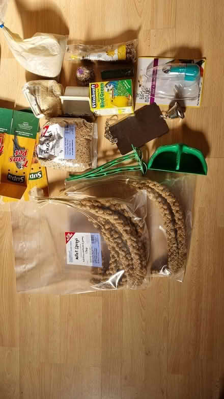 Photo of free Bird food and accessories (New Haw) #1