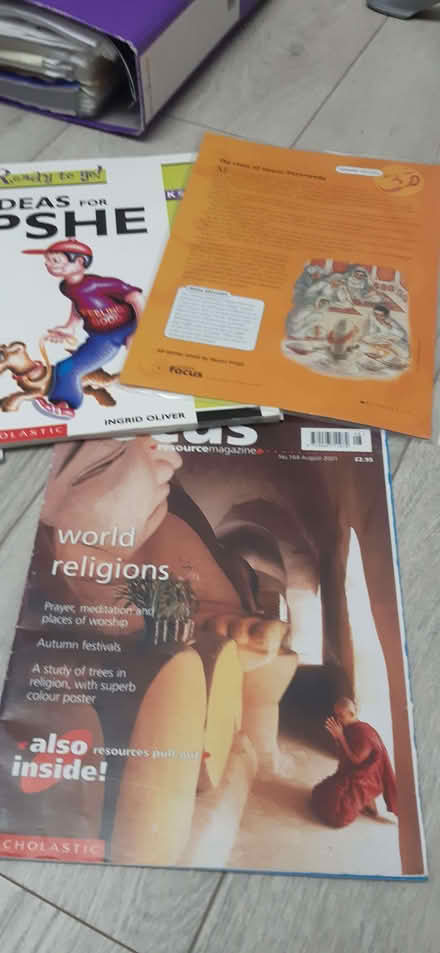 Photo of free A box of RE/PSHE magazines and books (Clitheroe BB7) #2
