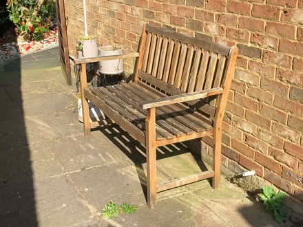 Photo of free Wooden Garden Bench (Gravel Hill SL9) #1