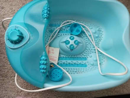 Photo of free A used turquoise foot spa for relaxing those tired feet (Crick NN6) #1