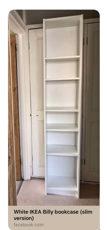 Photo of 1 white shelf for IKEA Billy Bkcase (BN1) #1