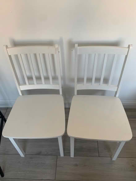 Photo of free Wooden chairs (BS119QQ) #1