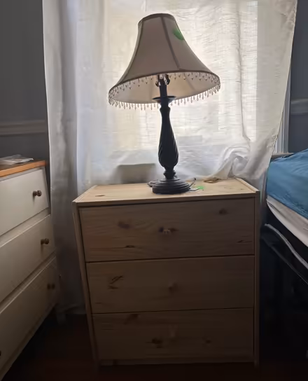 Photo of free Night stand and lamp (7121 Manette Dr, Saint Louis) #1