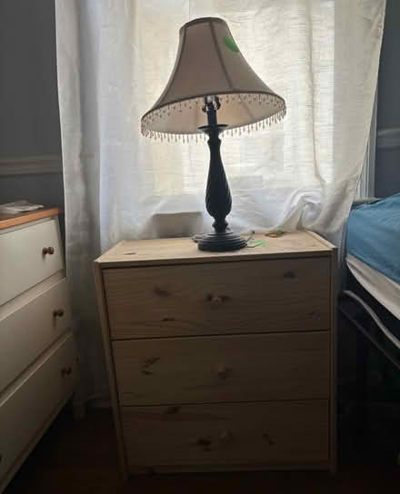 Photo of free Night stand and lamp (7121 Manette Dr, Saint Louis) #1