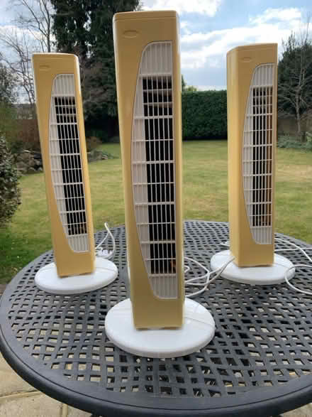 Photo of free 3 x Tower cooling fans (New Malden, KT3) #1