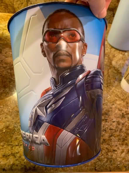 Photo of free Captain America popcorn bucket (Lafayette) #1