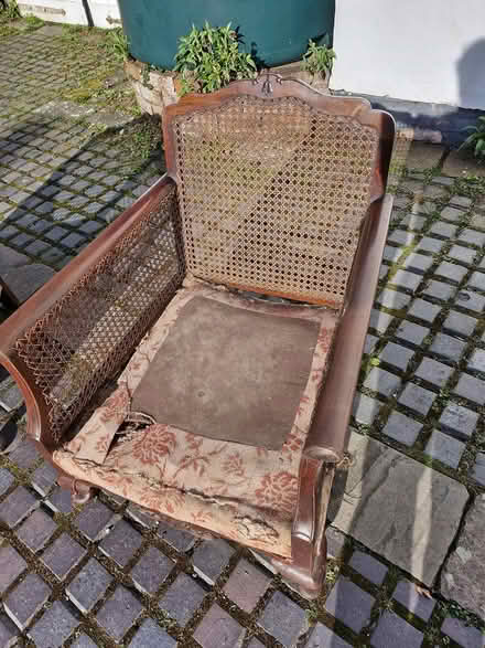 Photo of free Antique Bergere Sofa and 2 chairs (Chirk LL14) #2