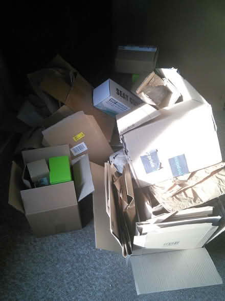 Photo of free Cardboard boxes and packing material. (Wansford) #1