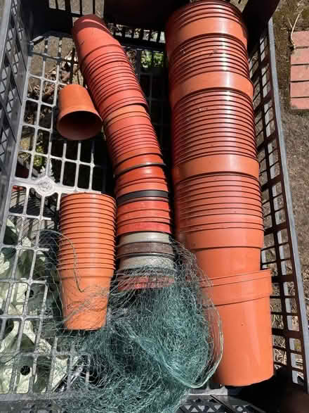 Photo of free Job lot of plastic plant pots (Warden Hill GL51) #2