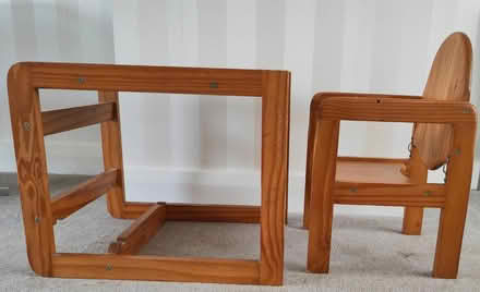 Photo of free Toddler high chair/Table and chair (West Drayton UB7) #3