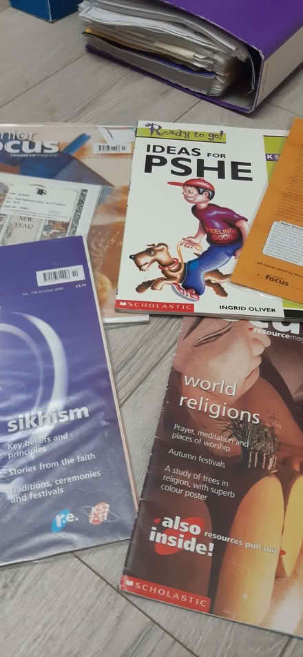 Photo of free A box of RE/PSHE magazines and books (Clitheroe BB7) #3