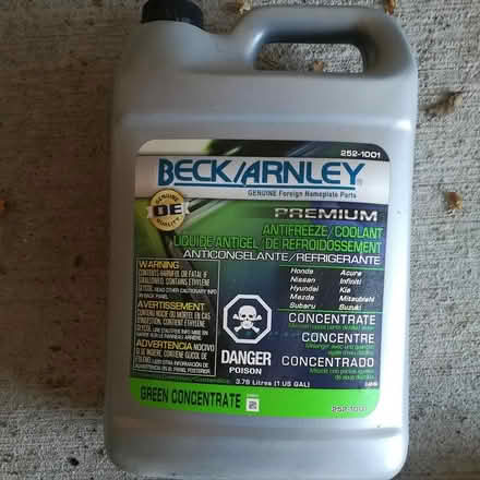 Photo of free Antifreeze / coolant (Finley Creek) #2