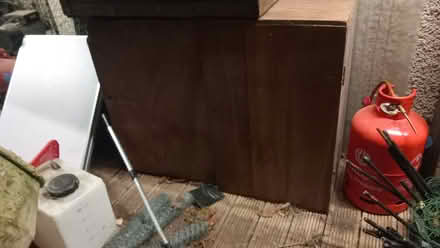 Photo of free 2 hardwood cupboards African and indian (Burton in Lonsdale LA6) #1