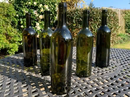 Photo of free 6 Green Straight wine bottles (New Malden, KT3) #1