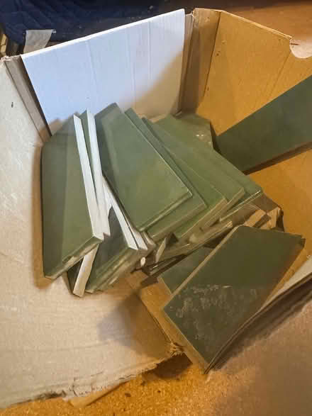 Photo of free Green tile -Used for backsplash (Belle Mead) #1