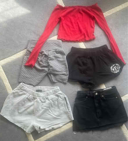 Photo of free Teen girl tops shorts small summer (Whetstone N20) #1
