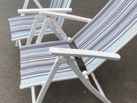 Photo of free two folding garden chairs (Simonstone BB12) #3