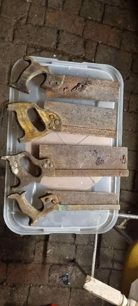 Photo of free 4 Vintage Hand Wood Saws for Restoration (Great Northern Road DE1) #1