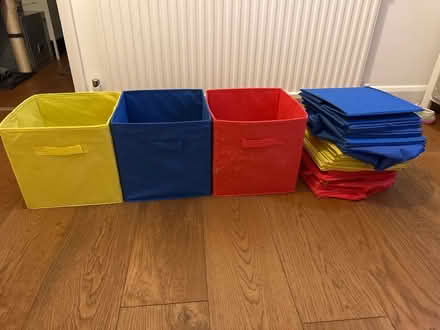 Photo of free Used canvas cube boxes (Coney Hall BR4) #1