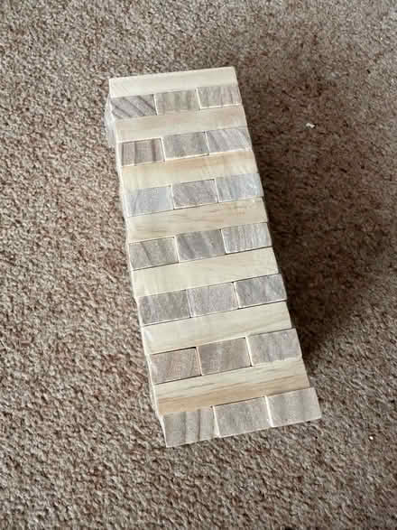 Photo of free Small Wooden Tumbling Tower game (like Jenga) (Kings Langley WD4) #2