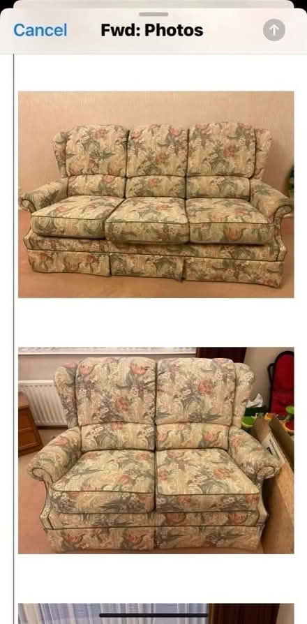 Photo of free 3 and 2 seater G plan sofa (Oadby LE2) #1