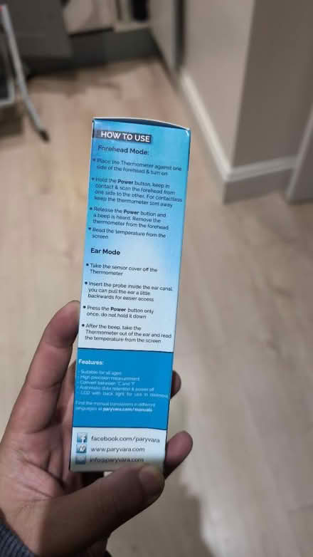 Photo of free Infrared thermometer 5 in 1 (Dagenham RM10) #2