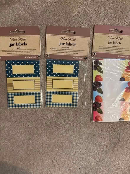 Photo of free Jar labels (Oxenholme LA9) #1