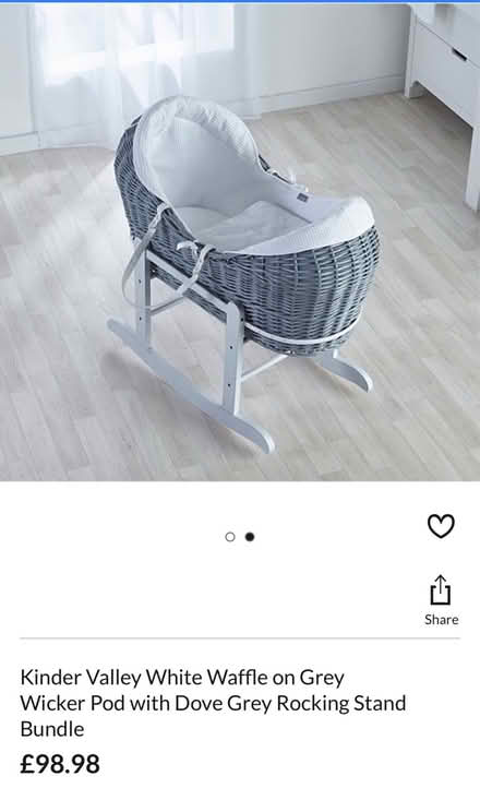 Photo of free Moses basket with Rocking Stand (ME15) #4