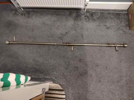 Photo of free Brass effect curtain extendable pole (Kinson Village Green Stocks BH10) #1
