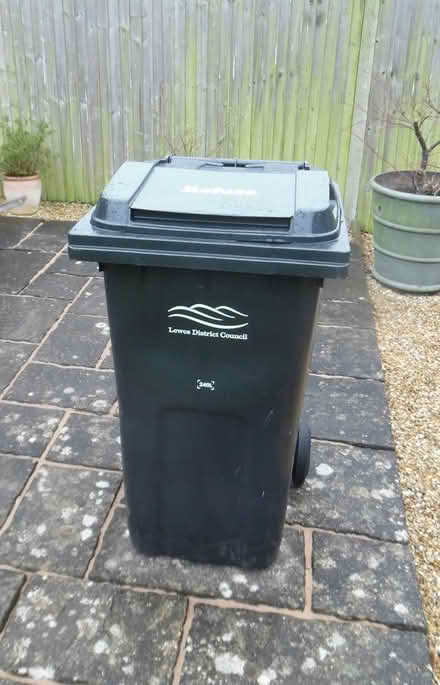 Photo of free NEW 240 litre refuse bin (Winterbourne, Lewes. BN7) #1