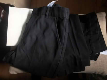 Photo of free black school trousers unisex 12-13y (Hertford SG13) #1