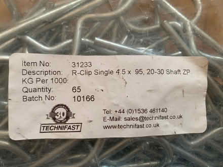 Photo of free R clips (West Hampstead NW2) #1