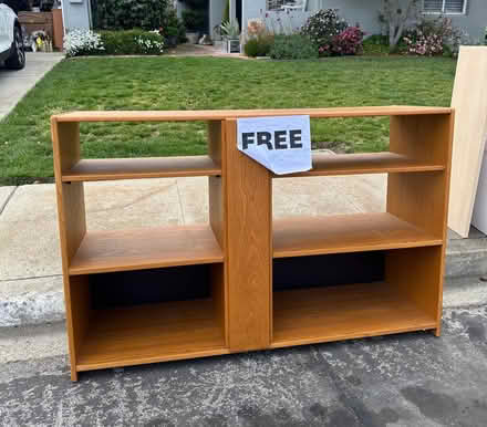 Photo of free Wood shelving (Lawrence and Pruneridge) #1