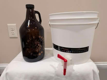 Photo of free Brew bucket and growler (West Groton) #1