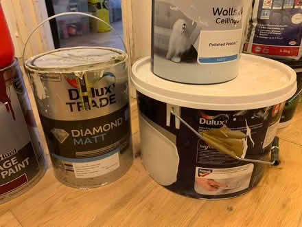 Photo of free Paint and tile adhesive (West Hampstead NW2) #1
