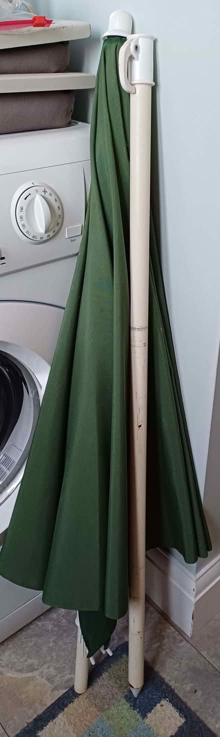 Photo of free Green fabric parasol (Bradbourne Lakes TN13) #1