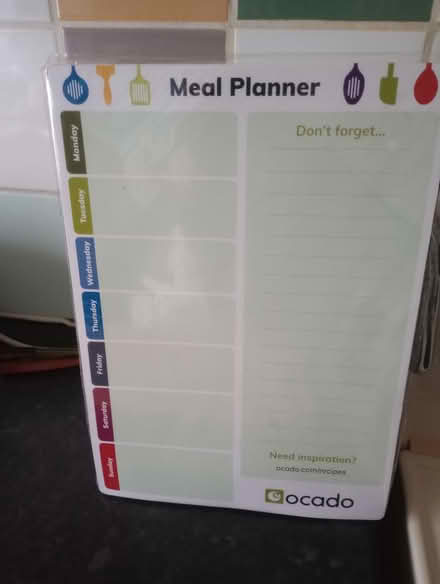 Photo of free Magnetic meal planner (Abingdon Oxfordshire) #1