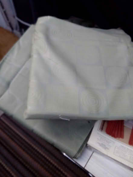 Photo of free Two pairs new soft green curtains (Burgess Hill Chanctonbury) #3
